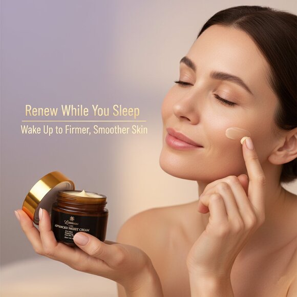Luminous Care Anti-Aging Night Face Cream | Retinol + Vitamin C Moisturizer 50ml - Picture 2 of 9